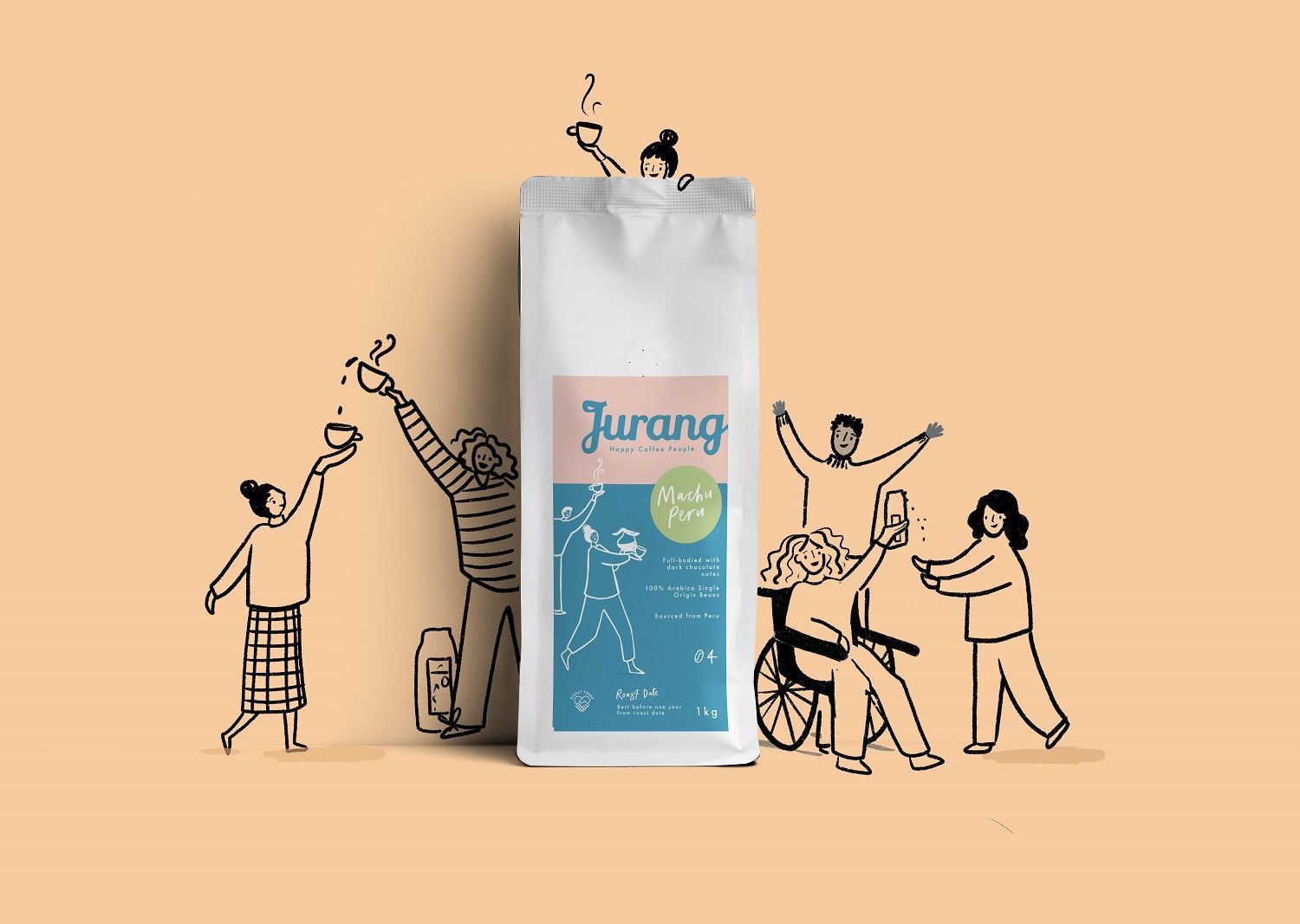 Happy Coffee Machu Peru Beans