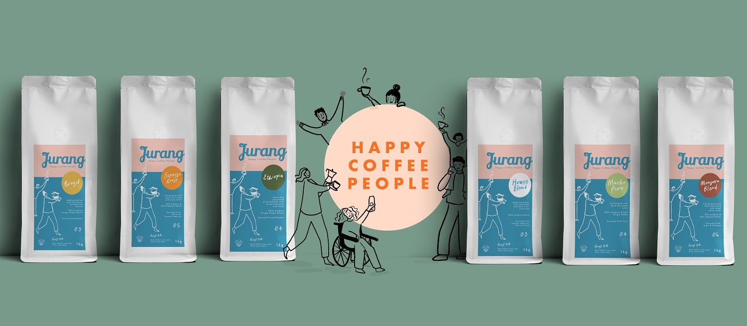 Happy Coffee Banner