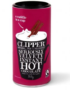 Clipper Velvety Fairtrade Instant Hot Chocolate (350g)