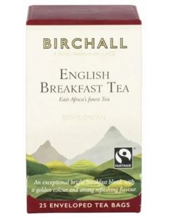 Birchall English Breakfast Enveloped Tagged Tea Bags (25)