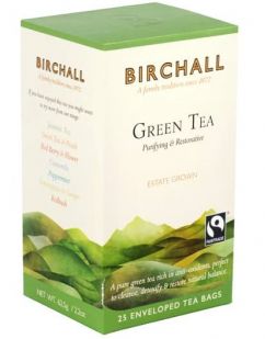 Birchall Green Tea Enveloped Tea Bags (25)