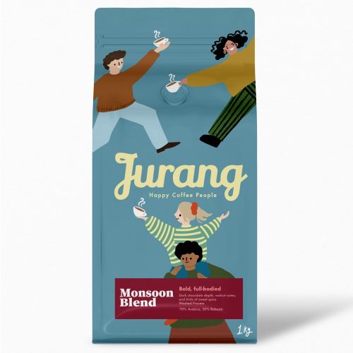 Jurang Monsoon Malabar Blend Coffee Beans (1kg)