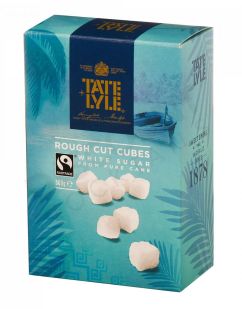 Tate & Lyle Fairtrade White Rough Cut Sugar Cubes (500g)