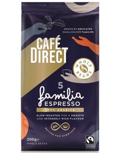 Cafedirect Familia Espresso Coffee Beans (200g)