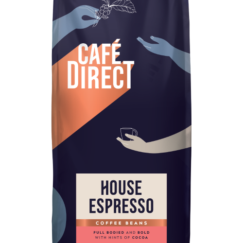 Cafedirect Fairtrade House  Espresso Coffee Beans (1kg)