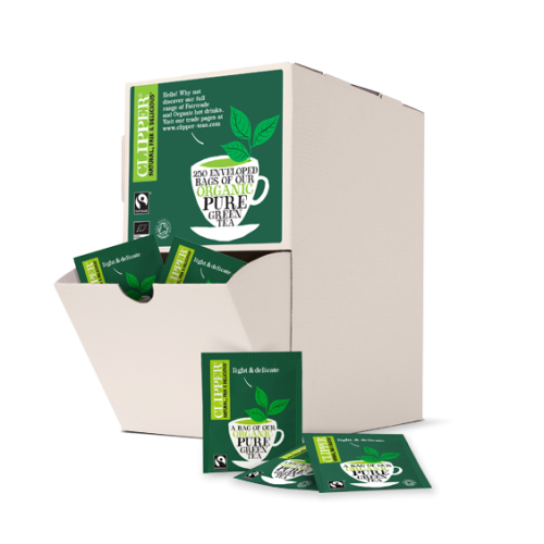 Clipper Organic Fairtrade Green Tea (250 Envelopes)