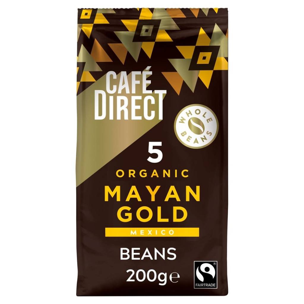 Cafedirect Mayan Gold Coffee Beans (200g) gallery image #1