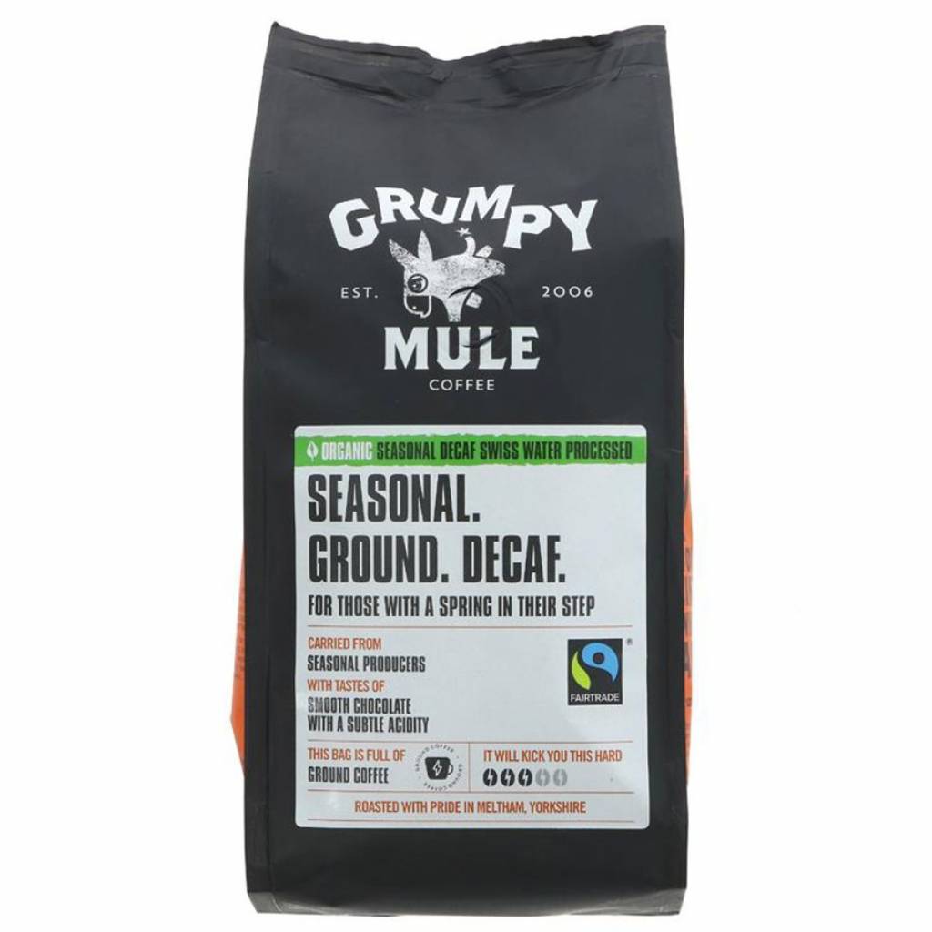 Grumpy Mule Swiss Decaf Ground Coffee (227g) gallery image #1