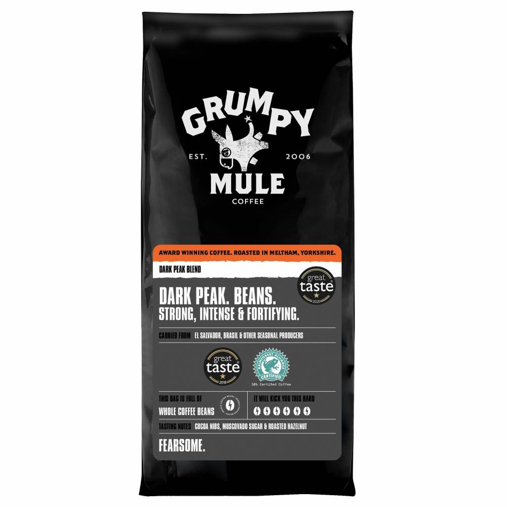 Grumpy Mule Dark Peak Coffee Beans (10x500g) gallery image #1