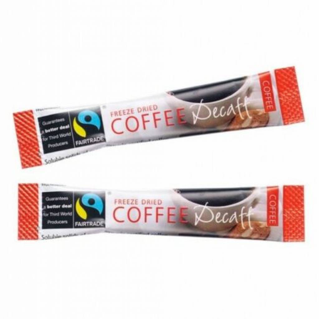 Fairtrade Decaf Instant Coffee Sticks (250x1.5g) gallery image #1