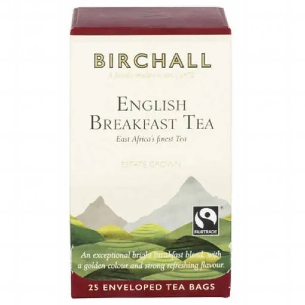 Birchall English Breakfast Enveloped Tagged Tea Bags (6x25) gallery image #1