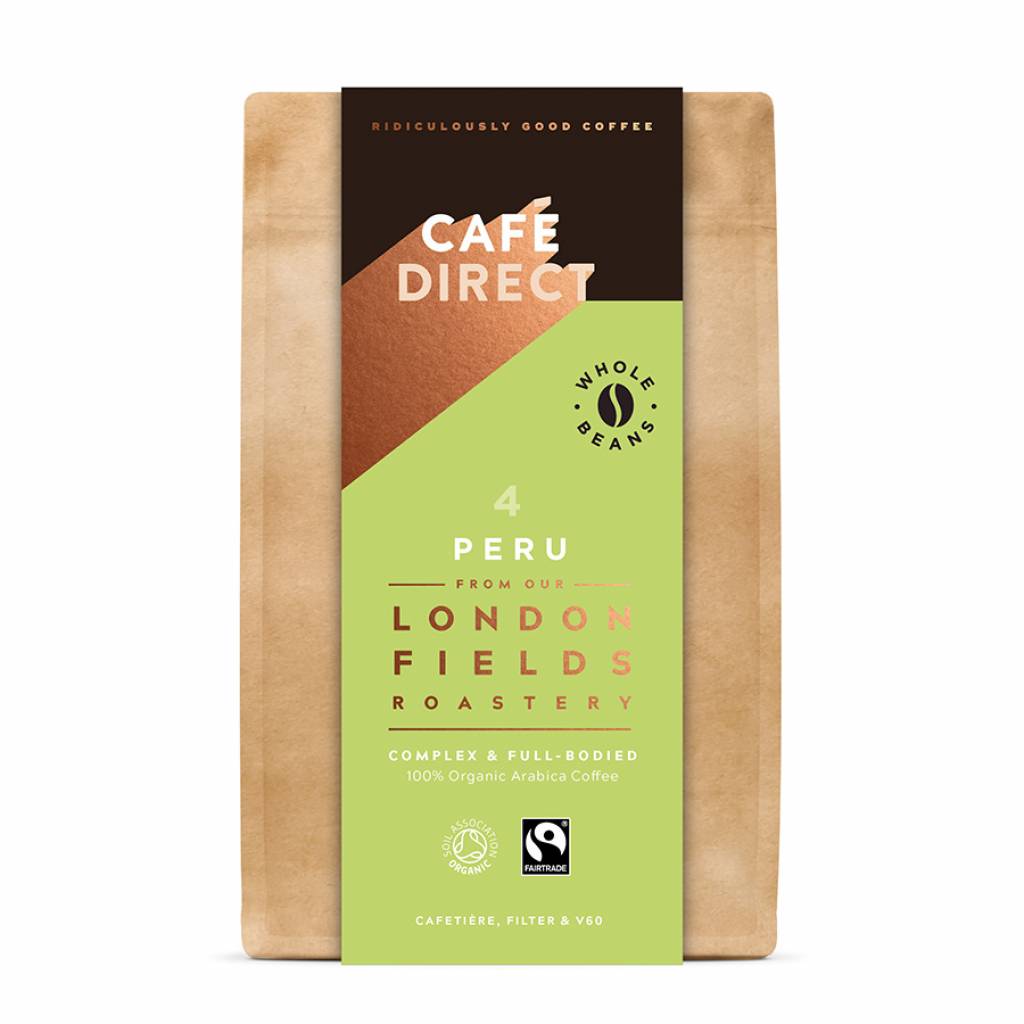 CafeDirect London Fields Peru Organic Beans (200g) gallery image #1