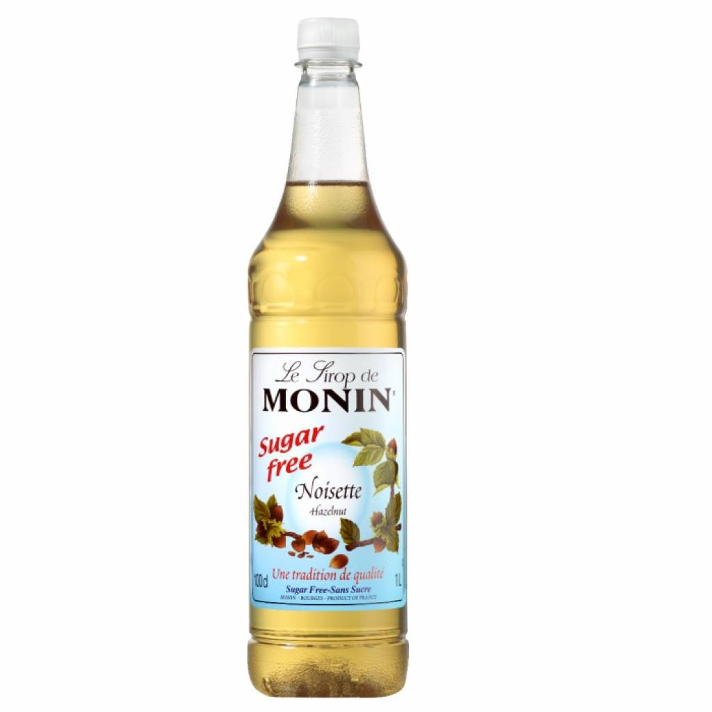 Monin Sugar-Free Hazelnut Syrup (1L) gallery image #1