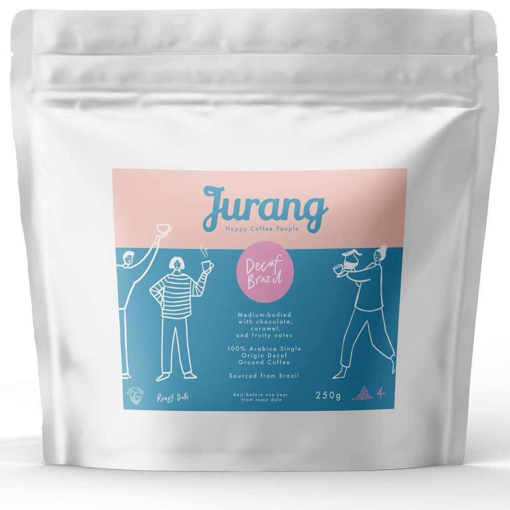 Jurang Decaf Brazil Ground Coffee (250g) gallery image #1