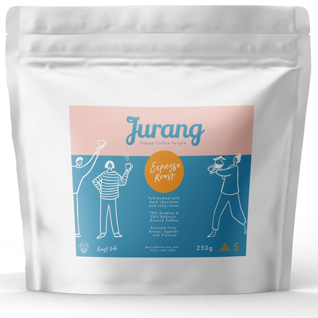 Jurang Espresso Roast Ground Coffee (250g) gallery image #1