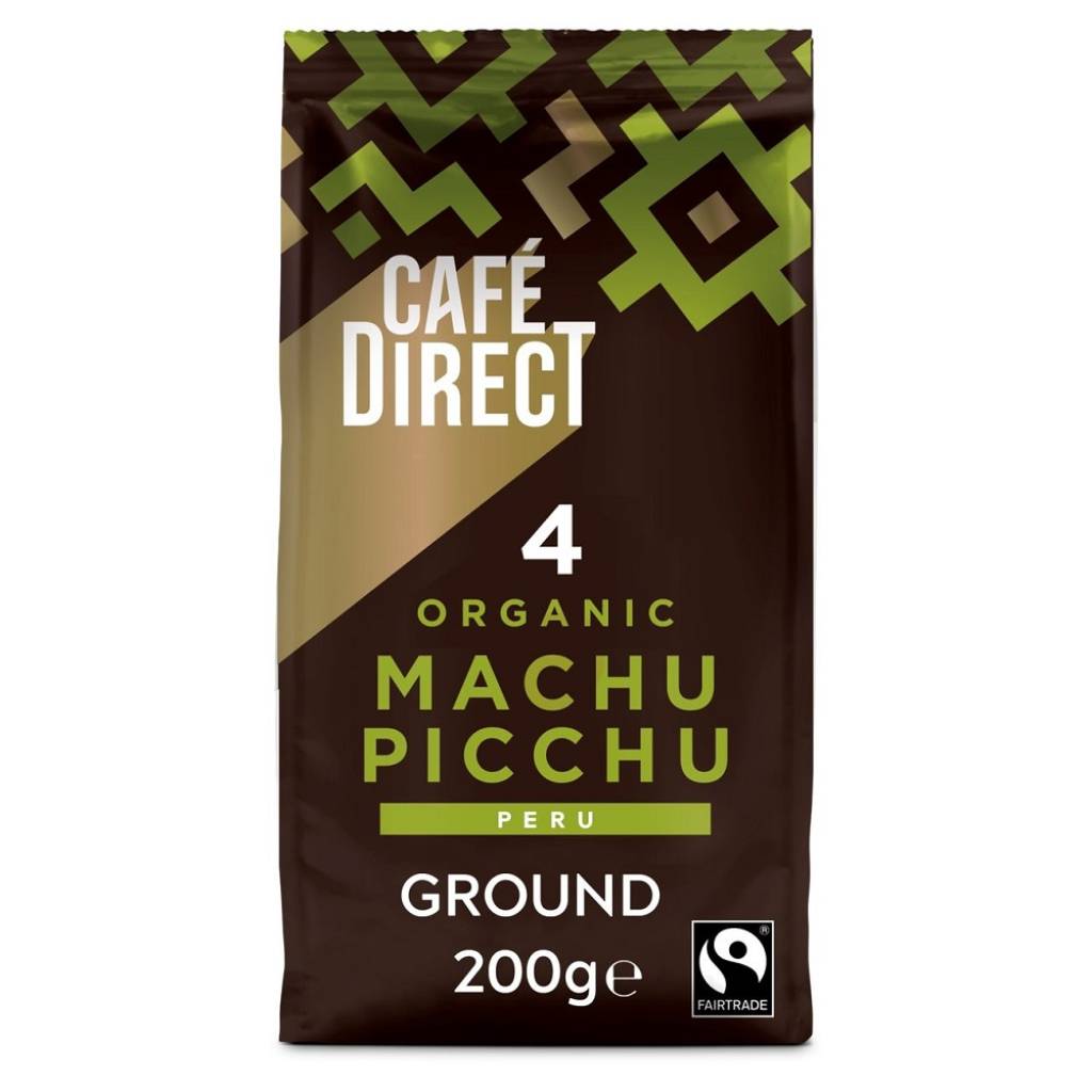 Cafedirect Machu Picchu Organic Ground Coffee (200g) gallery image #1
