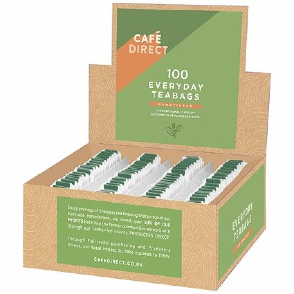 Cafedirect Tagged Teabags in Envelopes (5x100) gallery image #1