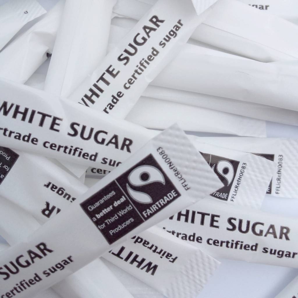 Fairtrade White Sugar Sticks (1000) gallery image #2