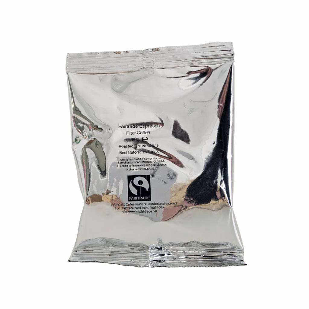 Jurang Fairtrade Ground Filter Coffee Sachets 50x60g