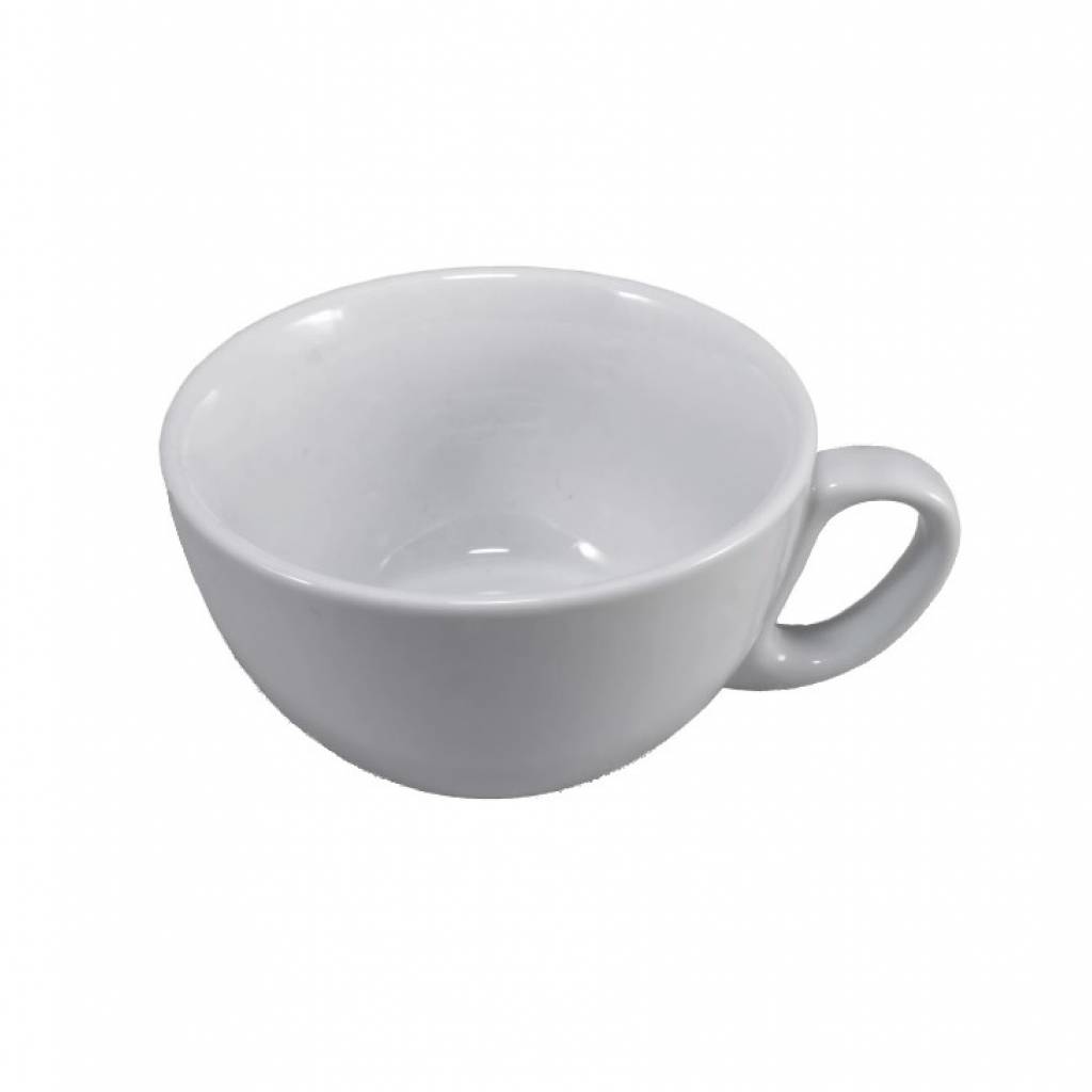 12oz Classic White Ceramic Mug (Box of 24) gallery image #1