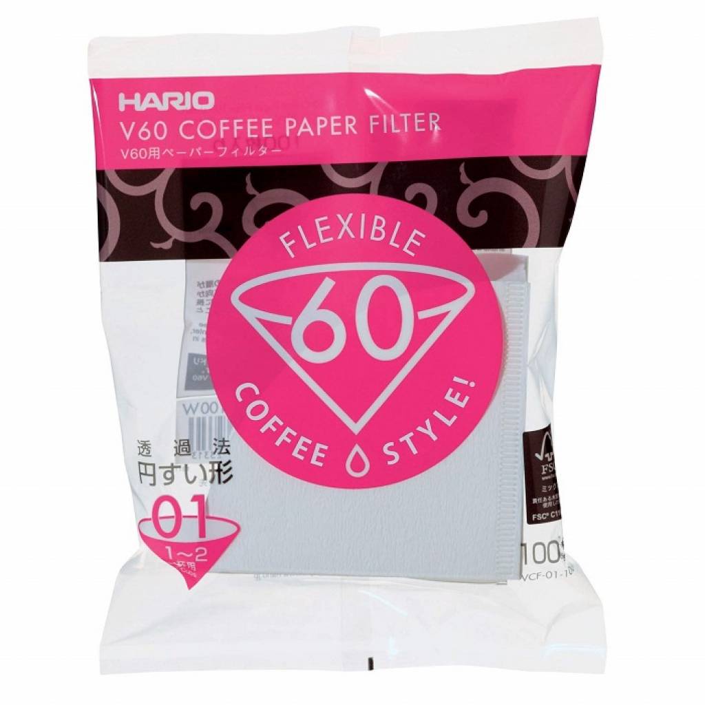 Hario V60 Filter Papers 01 (100 Sheets) gallery image #1
