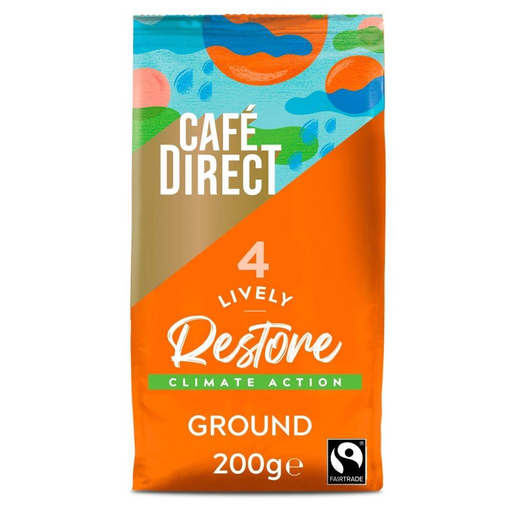 Cafedirect Lively Roast Ground Coffee (200g) gallery image #1