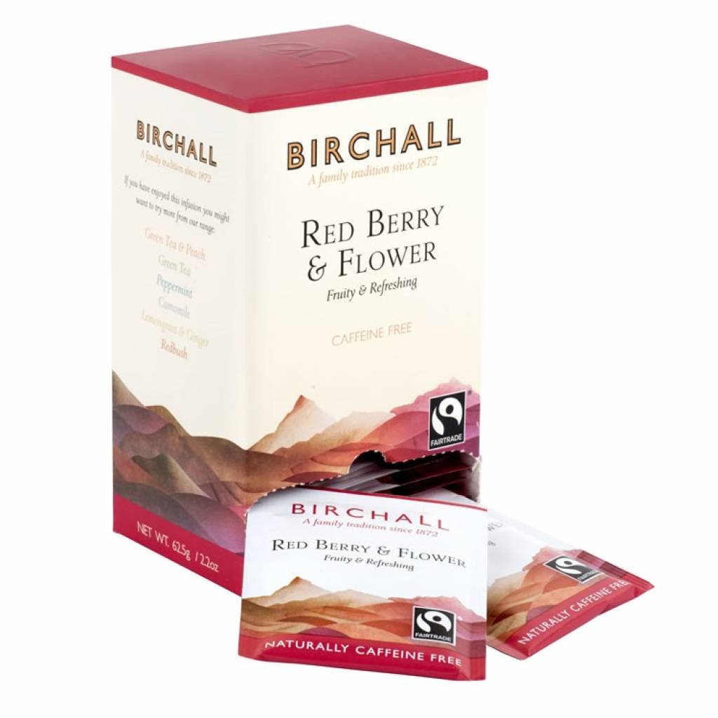 Birchall Red Berry & Flower Enveloped Tea (6x25) gallery image #1