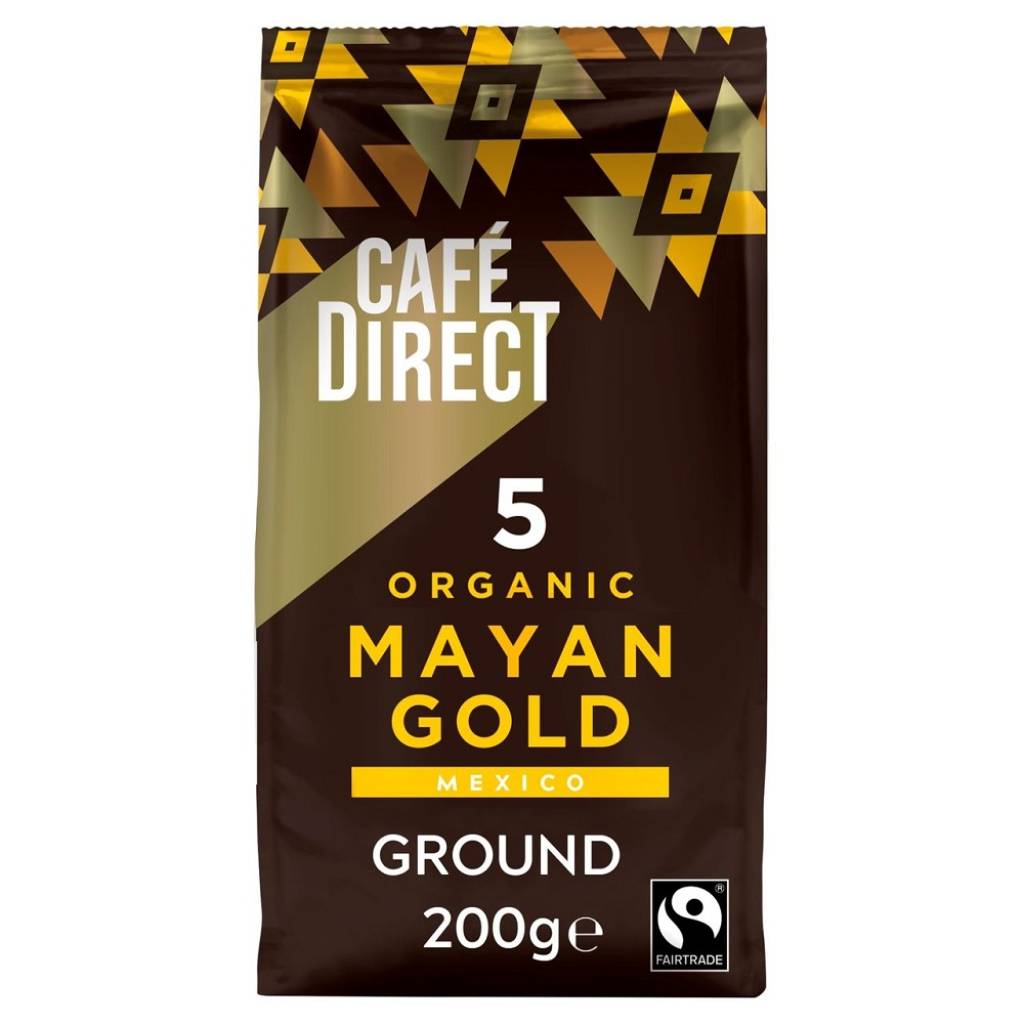 Cafedirect Mayan Gold Ground Coffee (200g) gallery image #1