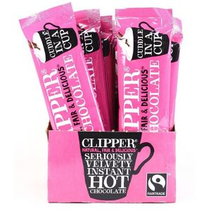 Clipper Velvety Fairtrade Hot Chocolate Sachets (30x28g) main thumbnail