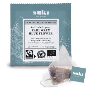 Suki Earl Grey & Blue Flower Tea - Pyramid (100) main thumbnail