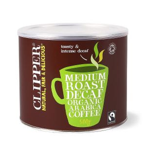 Clipper Fairtrade Medium Roast Decaf Instant Coffee (4x500g) main thumbnail