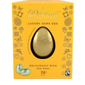 Divine 70% Dark Chocolate Luxury Easter Egg (260g) main thumbnail