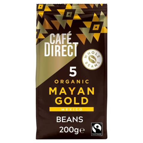 Cafedirect Mayan Gold Coffee Beans (200g) gallery image 