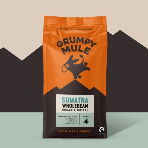 Grumpy Mule Sumatra Coffee Beans (200g) gallery image 