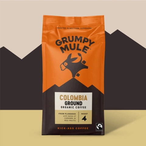 Grumpy Mule Colombia Ground Coffee (200g) gallery image 