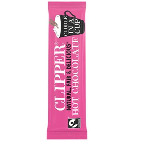Clipper Fairtrade Instant Hot Chocolate Sachets (100x28g) gallery image 