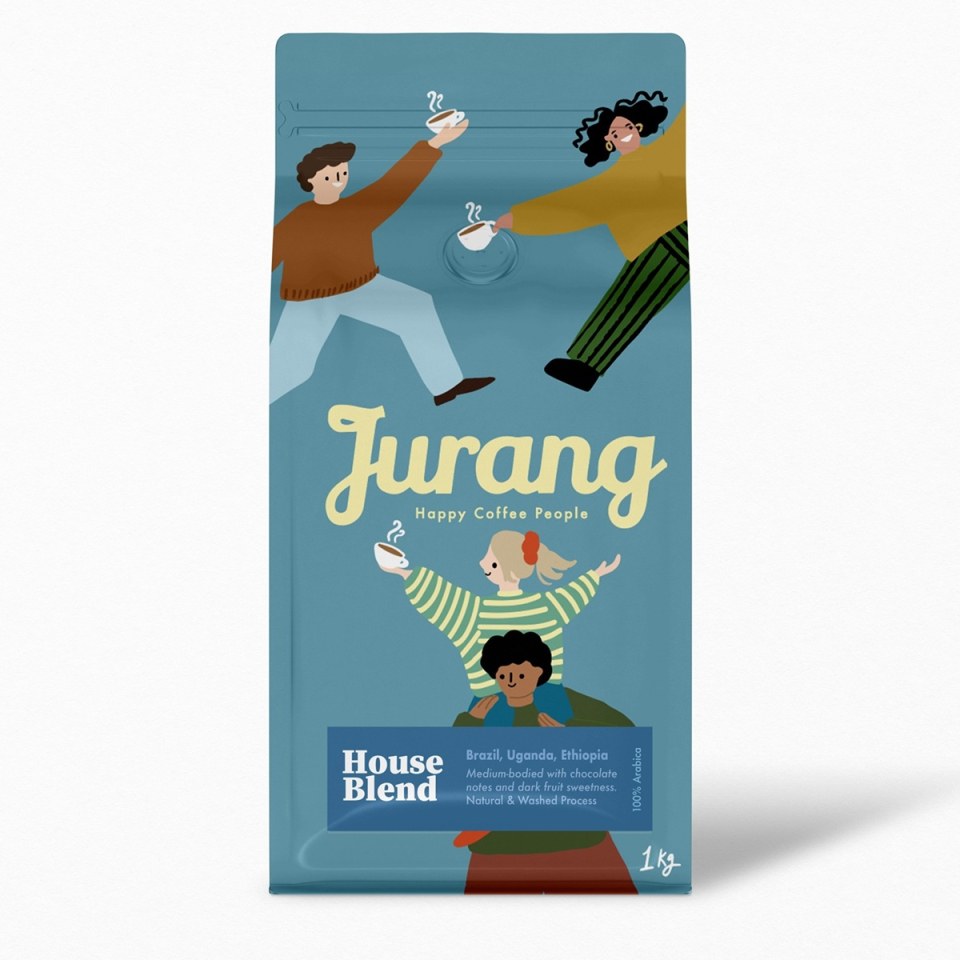 Jurang House Blend Coffee Beans (1kg) gallery image #1