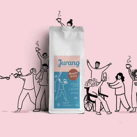 Jurang Monsoon Malabar Blend Coffee Beans (1kg) gallery image #2