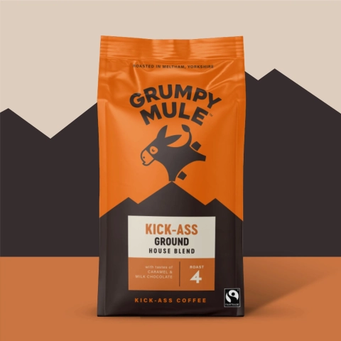 Grumpy Mule Kick Ass House Blend Ground Coffee (200g) gallery image 