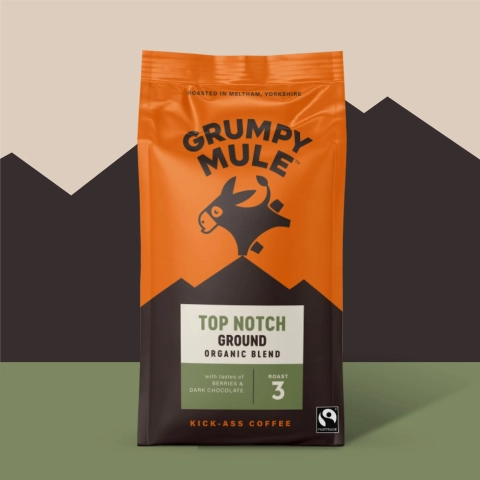 Grumpy Mule Top Notch Ground Coffee (200g) gallery image 