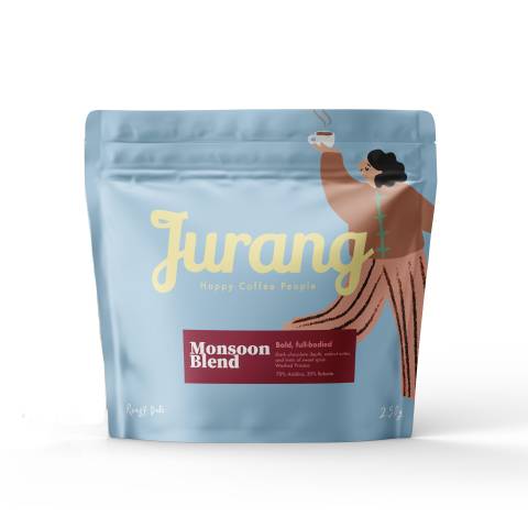 Jurang Monsoon Blend Ground Coffee (250g) gallery image #1