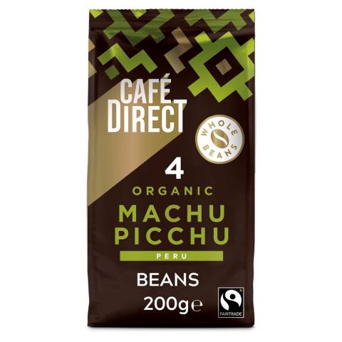 Cafedirect Machu Picchu Organic Coffee Beans (200g) gallery image 