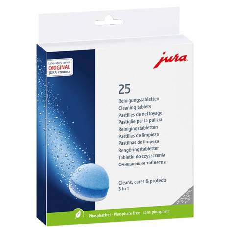 Jura Cleaning Tablets 3-Phase (25) gallery image 