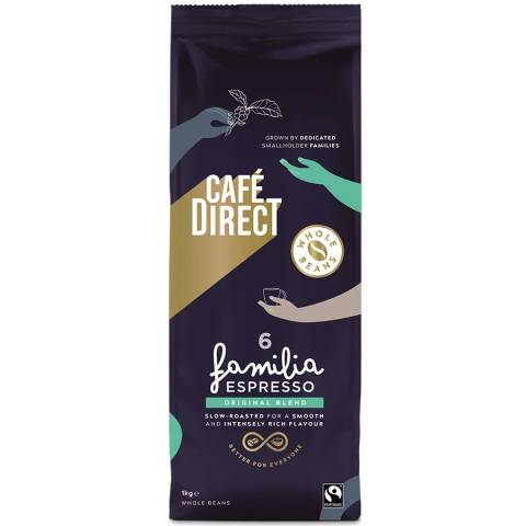 Cafedirect Familia Original Espresso Beans (1kg) gallery image #1