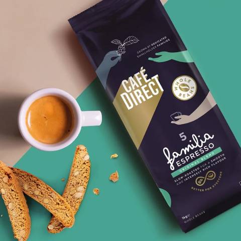 Cafedirect Familia Original Espresso Beans (1kg) gallery image #2