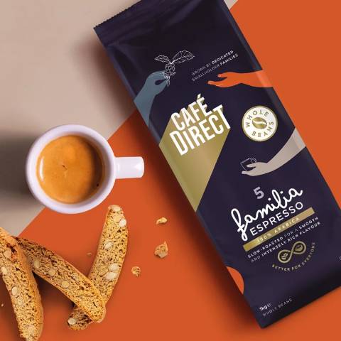 Cafédirect Familia Arabica Espresso Beans (1kg) gallery image #2