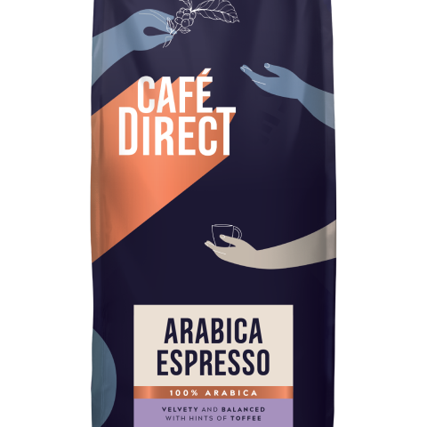 Cafédirect Arabica Espresso Coffee Beans (1kg) gallery image 