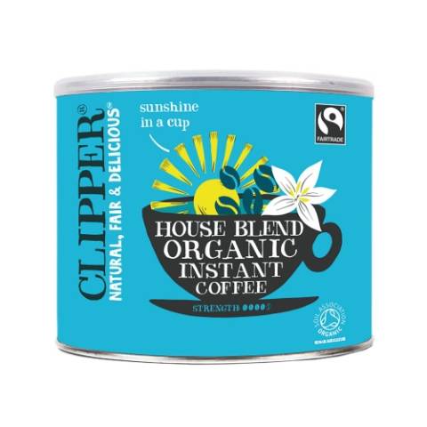Clipper Fairtrade House Blend Organic Instant Coffee (500g) gallery image 
