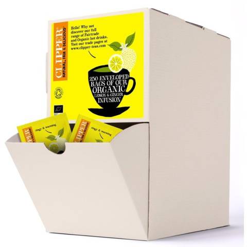 Clipper Organic Lemon & Ginger (250) gallery image 
