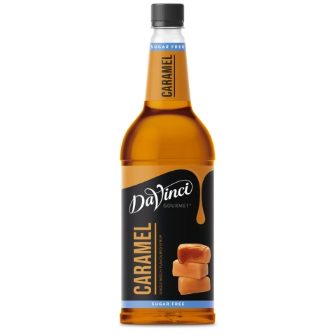DaVinci Sugar-Free Caramel Syrup (1L) gallery image 